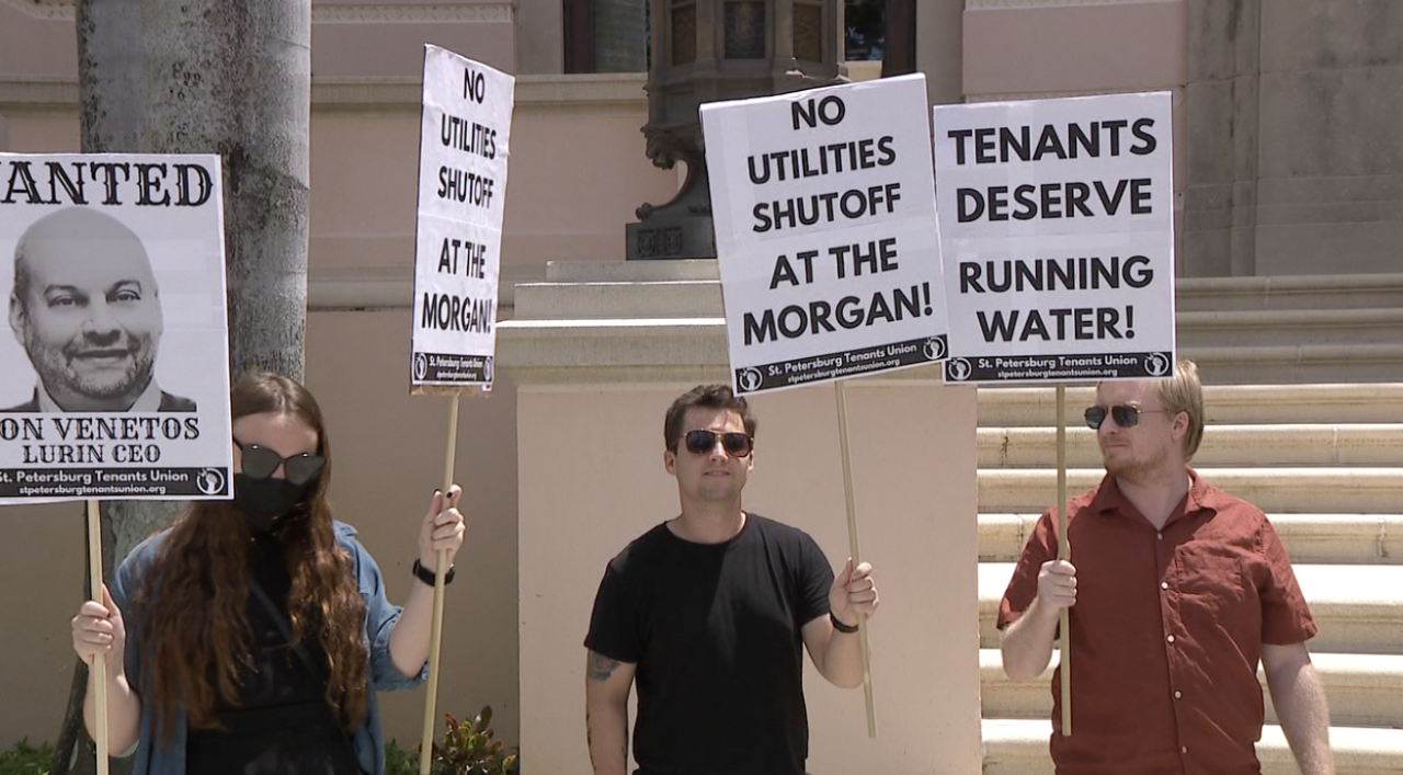 St. Pete residents protest