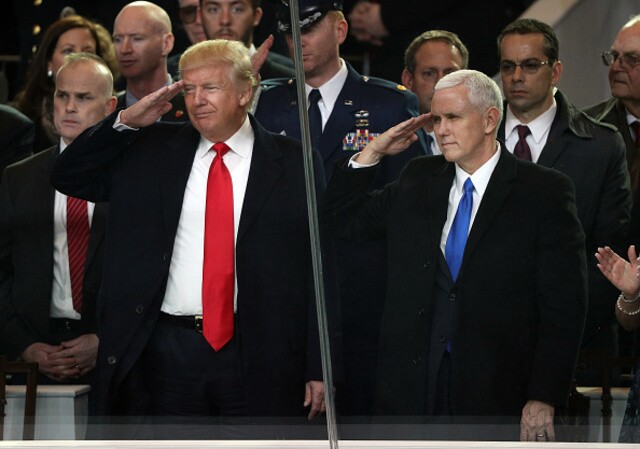 Photos of inauguration 2017 events in Washington DC