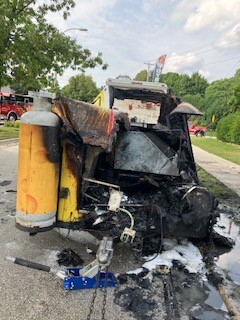 Food truck fire