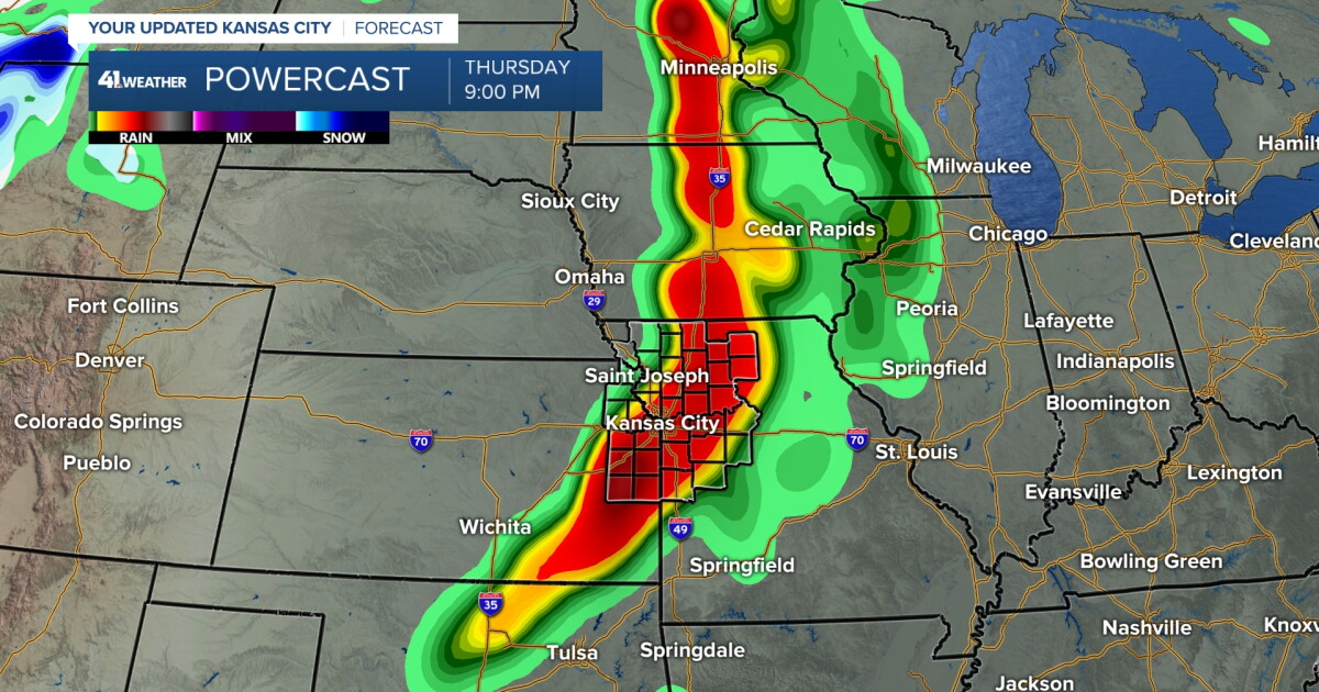 KSHB 41 Weather Blog | Several chances of rain, thunderstorms around ...