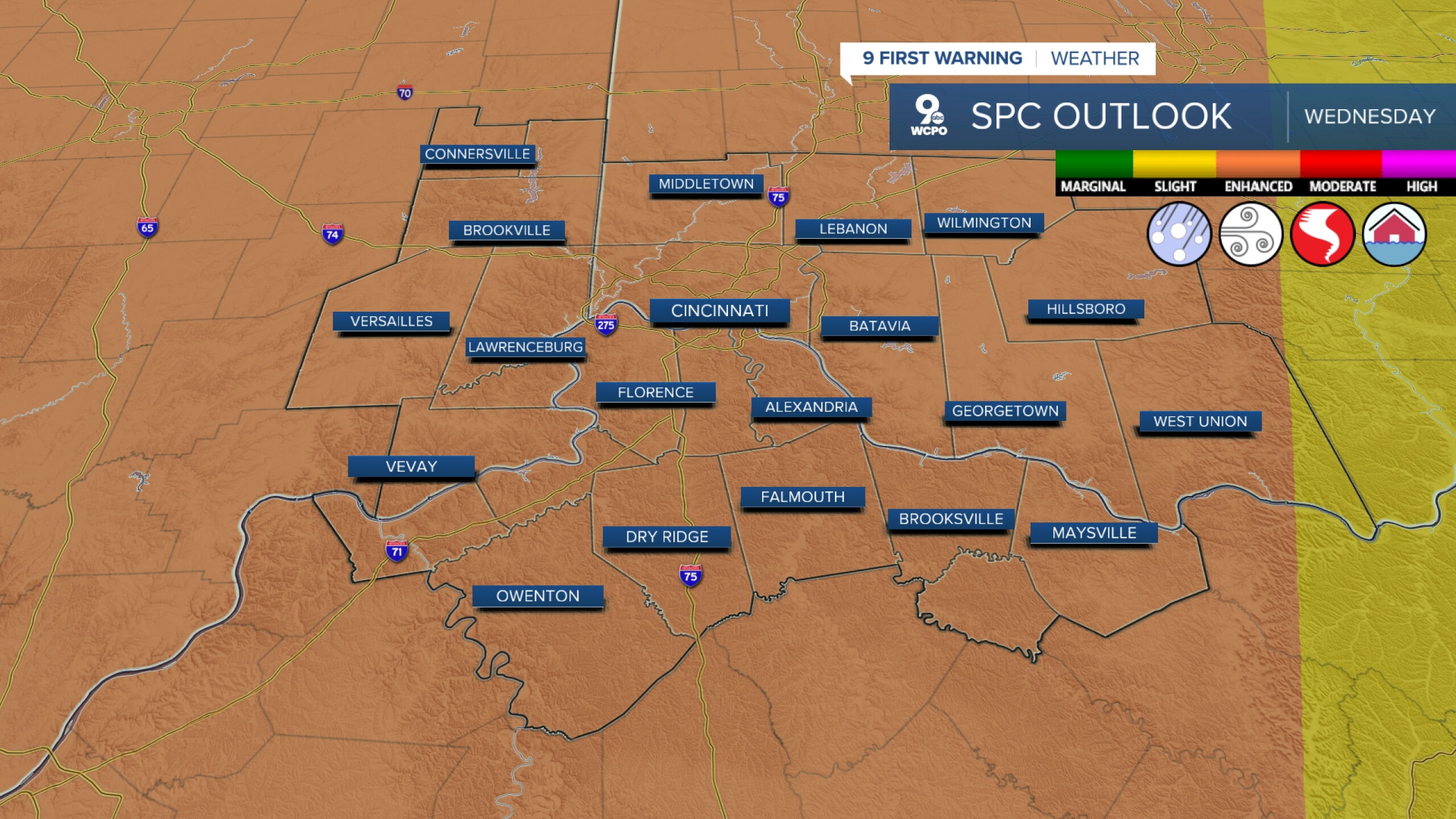 Weather Alert Day Wednesday & Thursday; Another severe threat moves in ...
