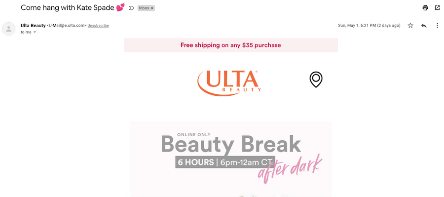 Ulta apologizes for insensitive email about Kate Spade