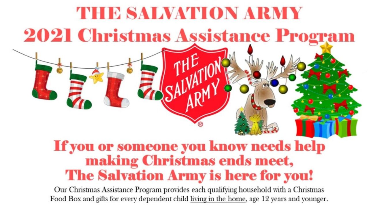 Salvation Army In Great Falls Is Accepting Applications For Christmas Assistance Programs Christmas Help 2021