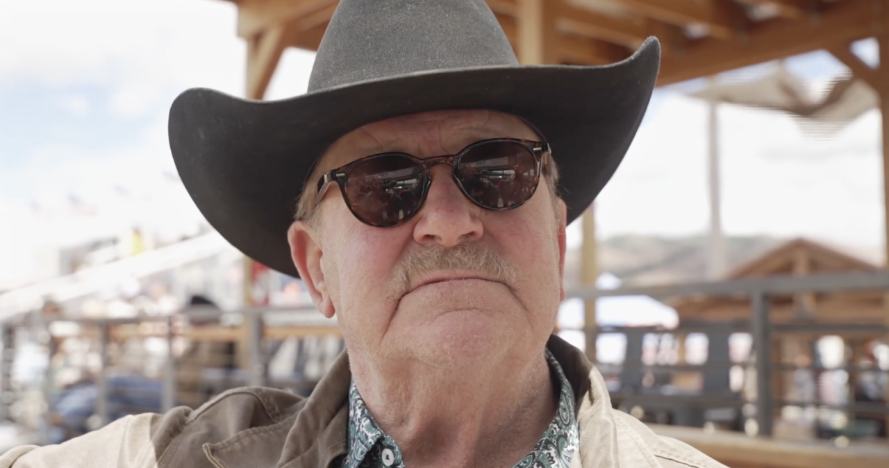 Cal Ruark, president and one of the founders of the nonprofit Darby Rodeo Association