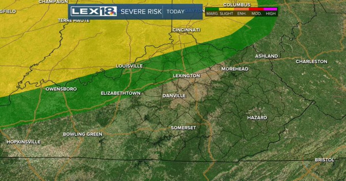 Isolated storms possible Tuesday evening