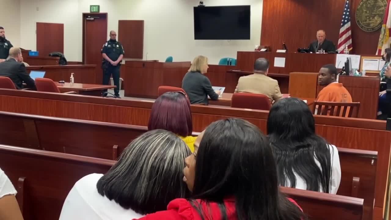 Judge Dan Vaughn asks if Andrew Coffee IV paying attention to him during sentencing hearing, Feb. 14, 2022