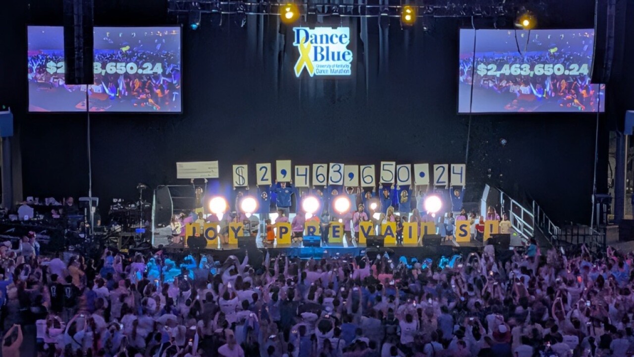 UK DanceBlue marathon raises a record $2.4 million for children's clinic