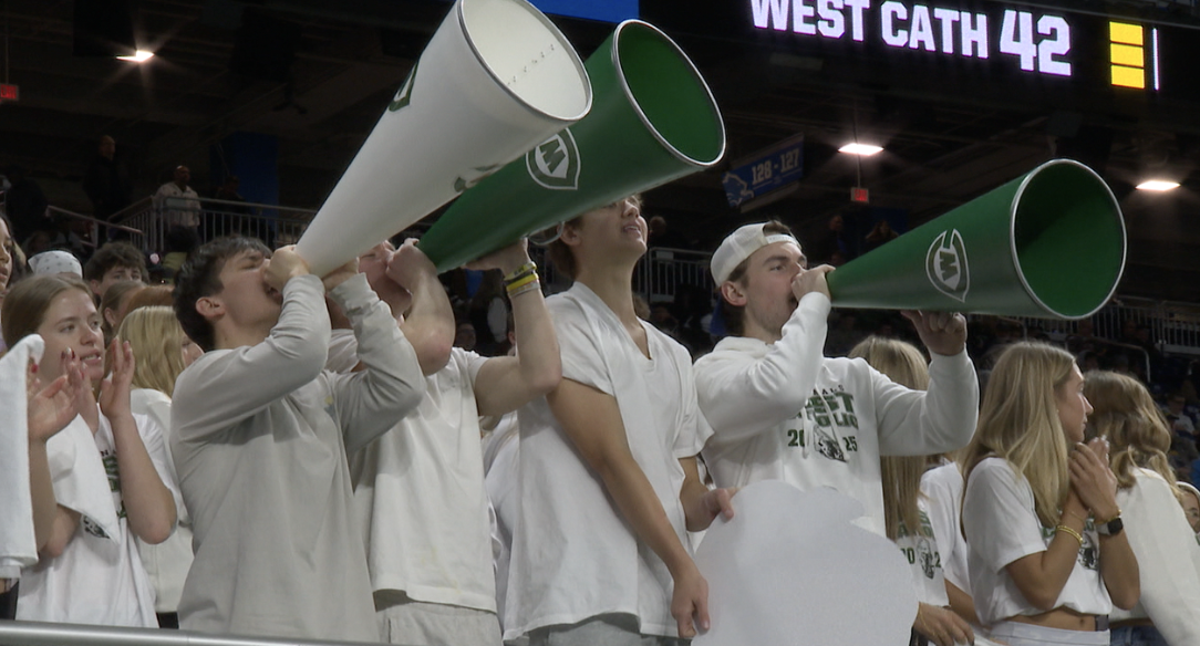 Fans at state championship