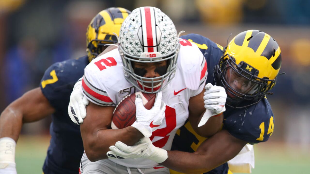 No 2 Ohio State Beats No 10 Michigan 56 27 For Record Run