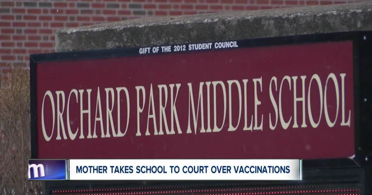 Mother taking Orchard Park Schools to court over vaccinations
