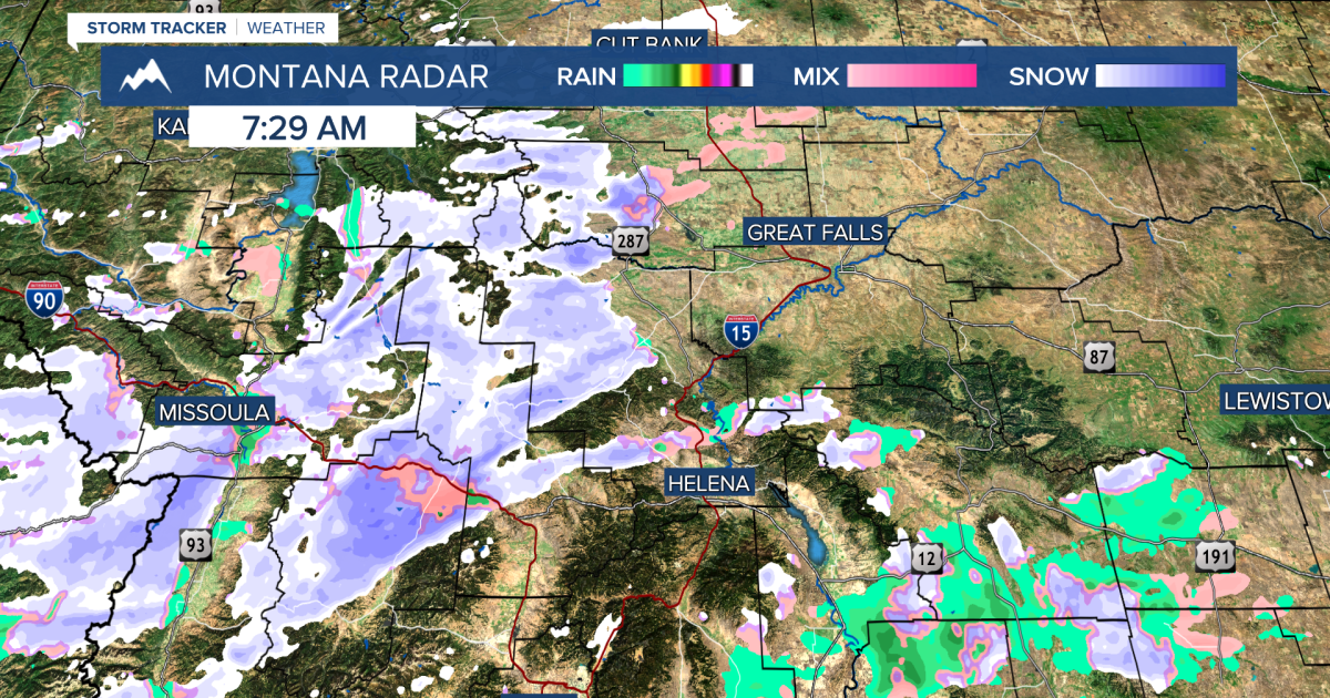 Freezing rain and snow moving through the state