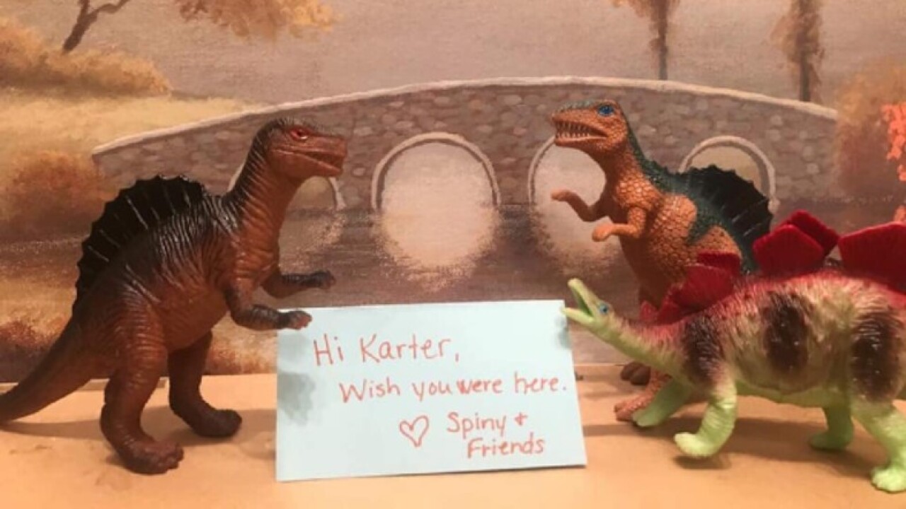 From New York To Henderson Lost Dinosaur Returned Home By