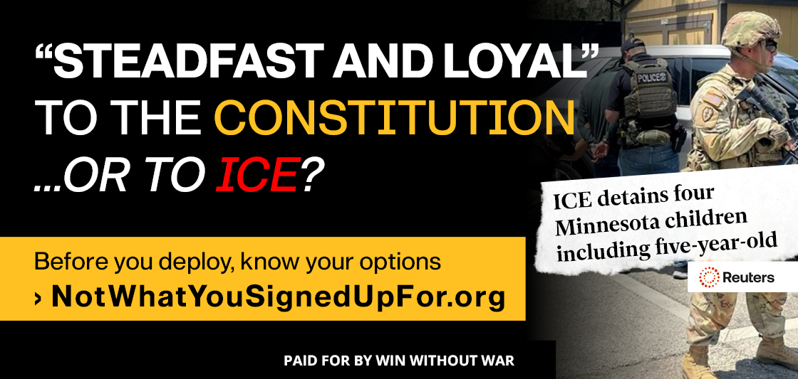 Win Without War Billboard 