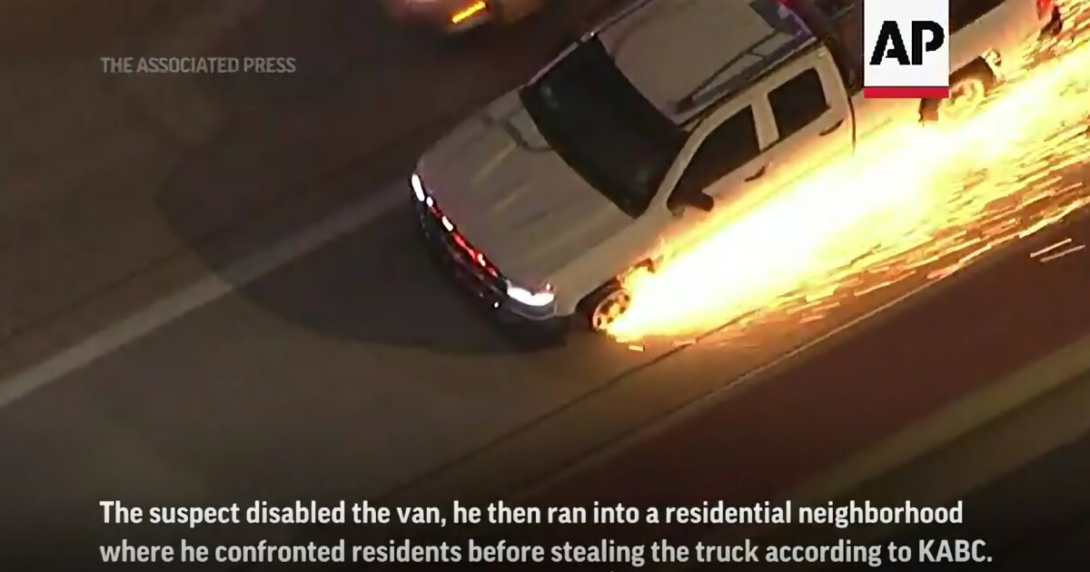 Driver held after wild police chase in Southern California