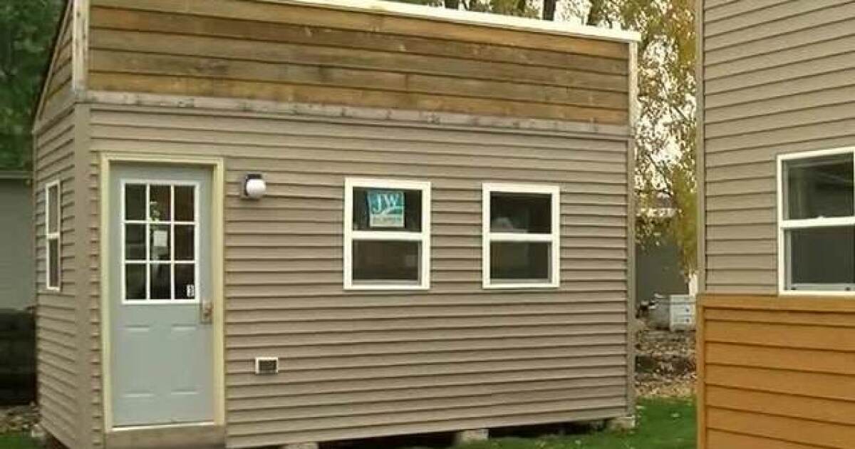 "Tiny home" village opens for homeless veterans