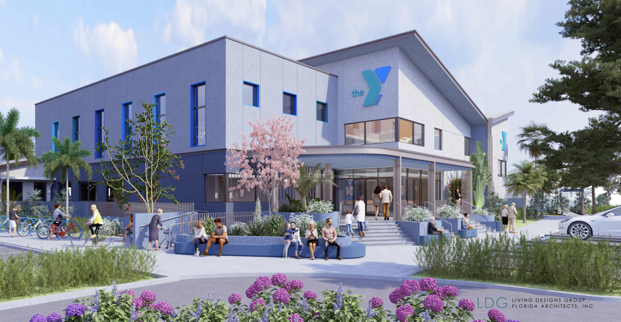 YMCA rendering