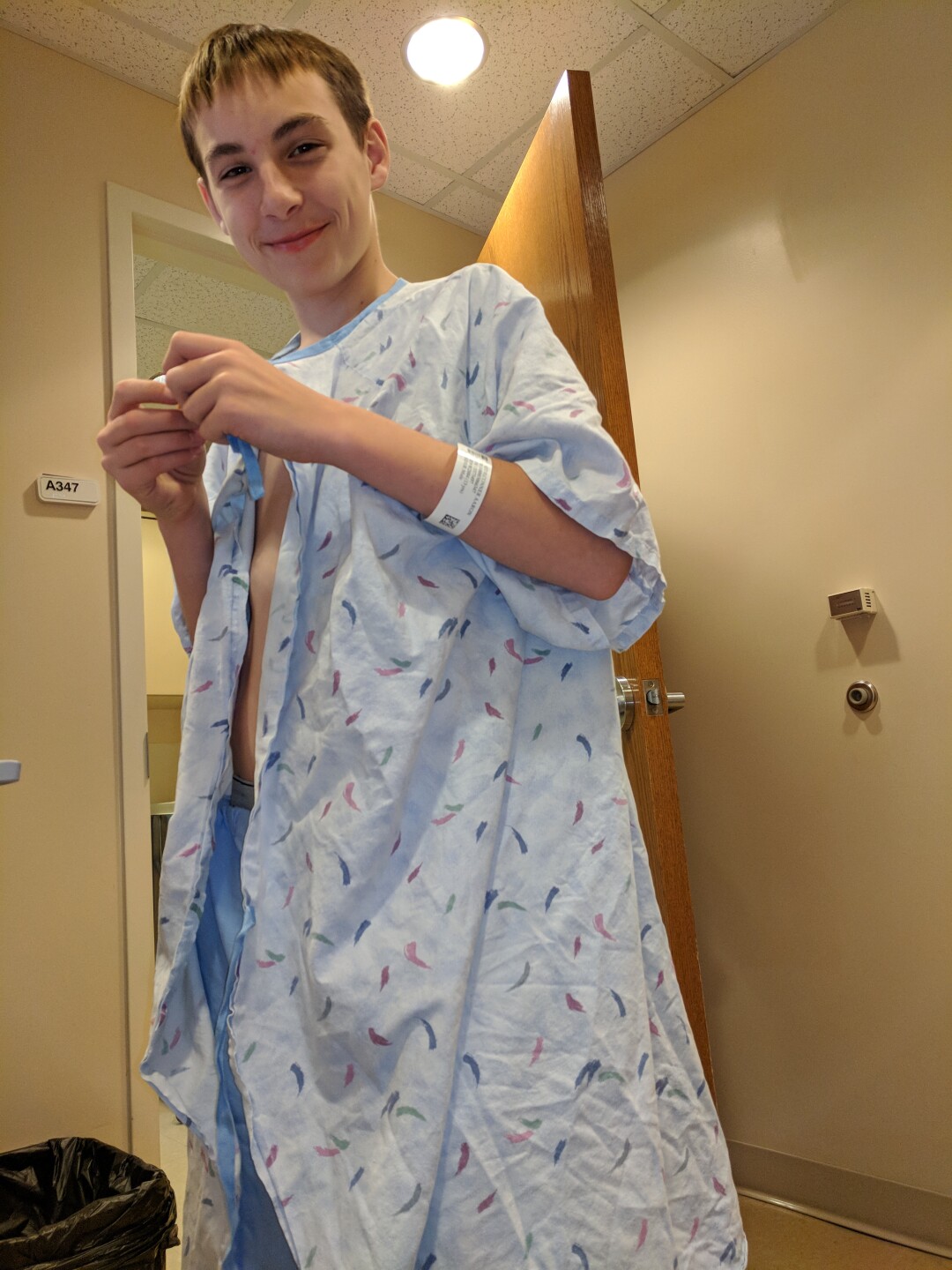 Conner Raeth ahead of January's MRI