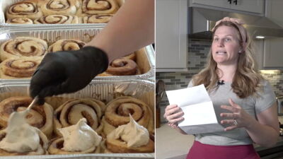 Mama Llama bakery cinnamon rolls