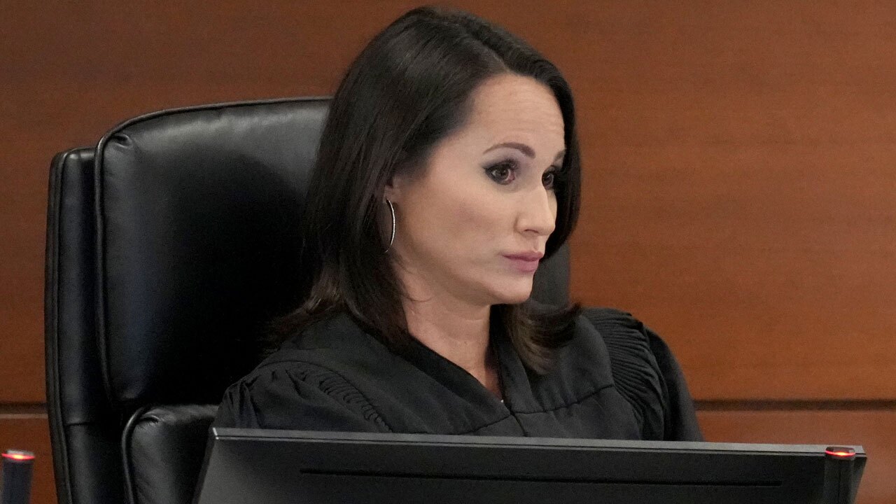 Judge Elizabeth Scherer is shown on the bench during a hearing in the penalty phase of the trial of Marjory Stoneman Douglas High School shooter Nikolas Cruz at the Broward County Courthouse in Fort Lauderdale on Monday, Sept. 19, 2022.
