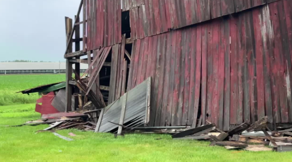 Wright Township Barn Collapse