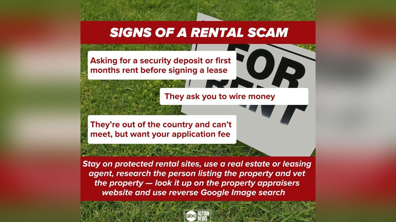 Signs of a rental scam
