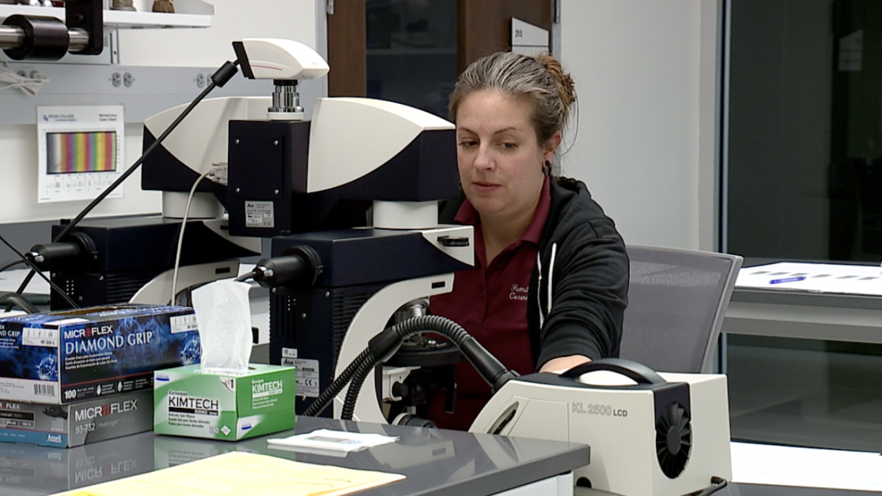 Trace evidence testing lab