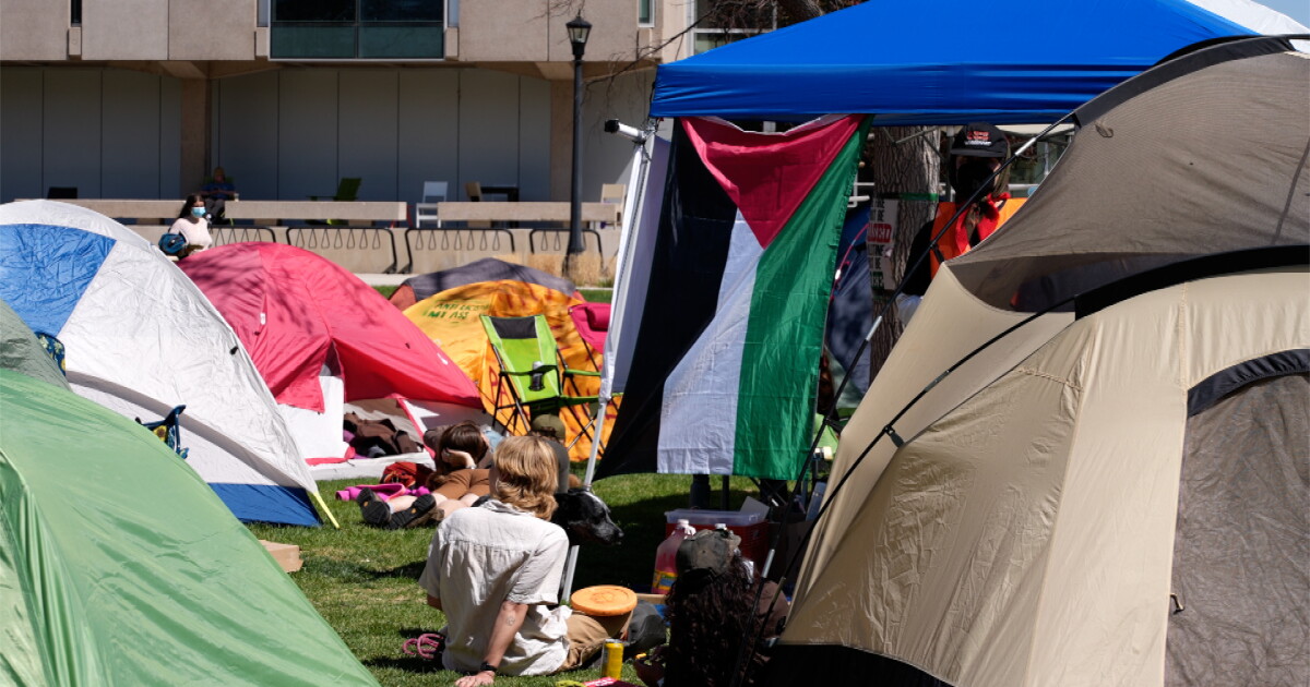 First pro-Palestinian encampment in Colorado Springs - Vimarsana News