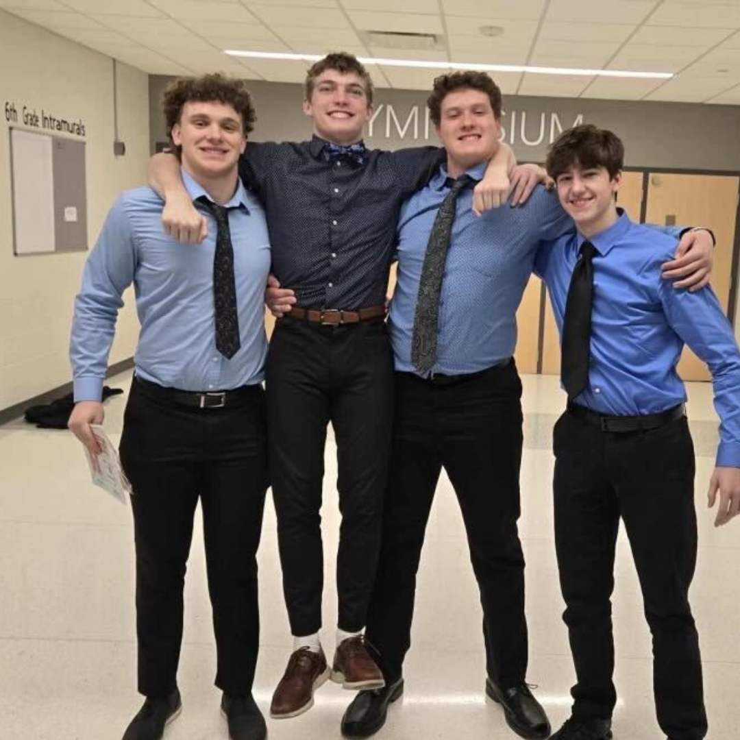 Owen Briggs and his friends