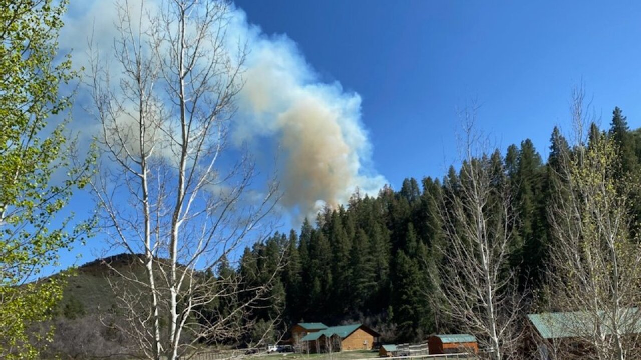 Ute Pass Fire 5-13-22