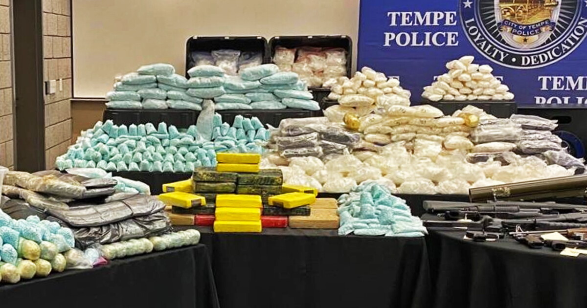 Police bust 4.5M fentanyl pills, 3K pounds of meth connected to cartel