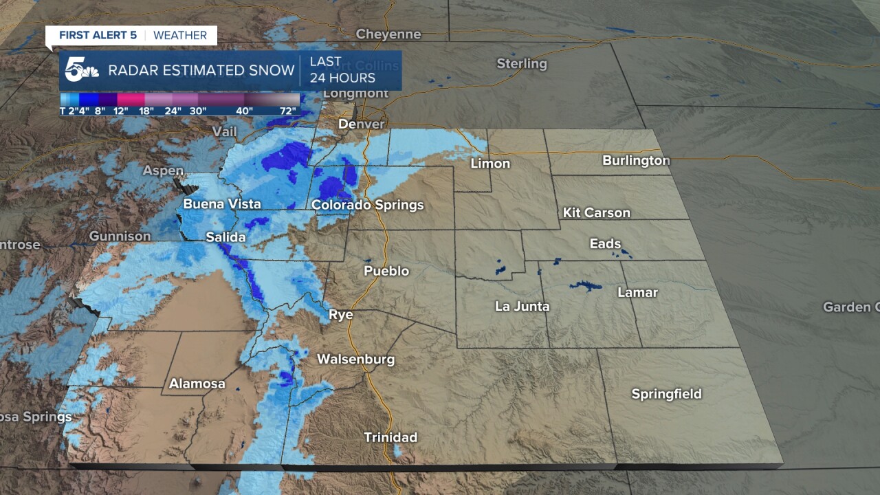 Radar Estimated Snowfall_052026