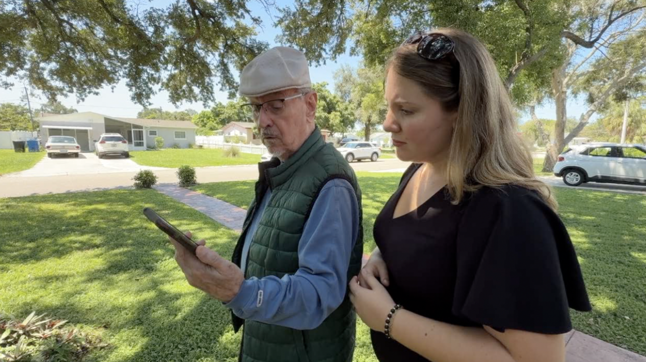 Richard White, who lives along 16th Avenue North