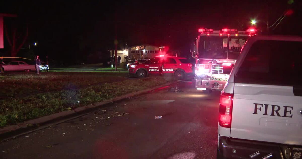 Man found dead after crews battled house fire in Forest Park