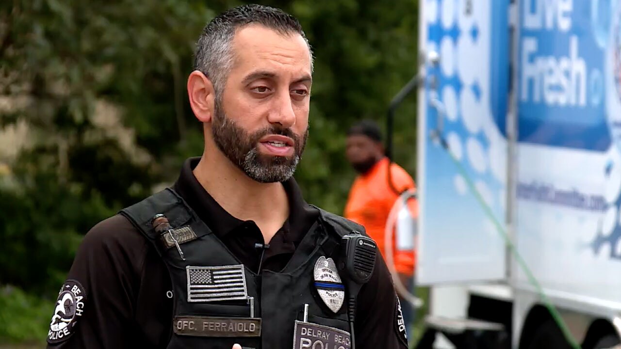 Delray Beach police officer Damien Ferraiolo