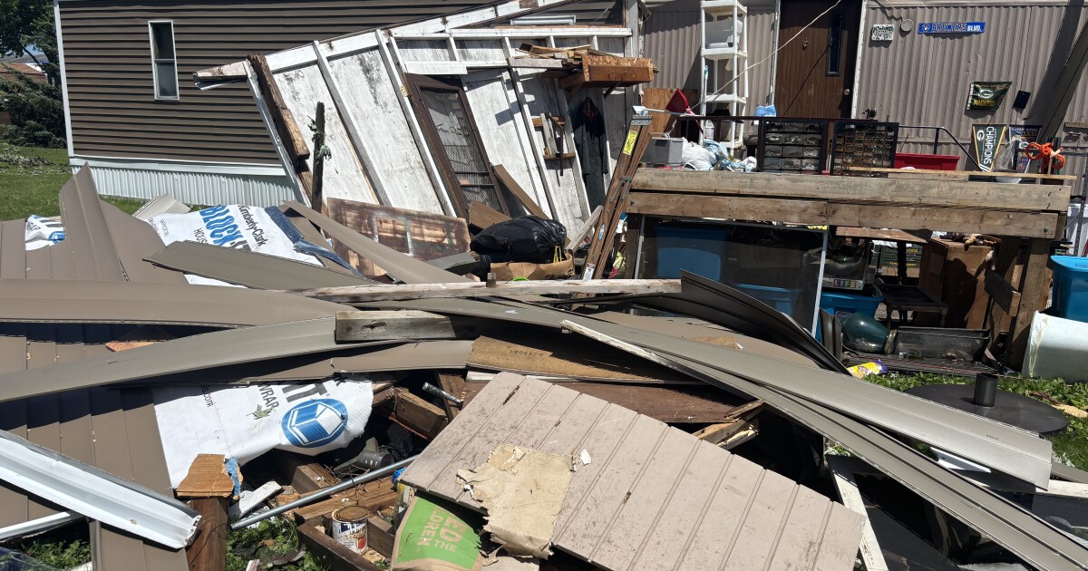 Horicon and Lomira residents clean up after severe storms hit Dodge County Wednesday