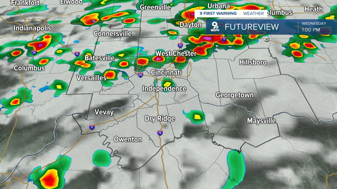 Radar around 1 p.m.