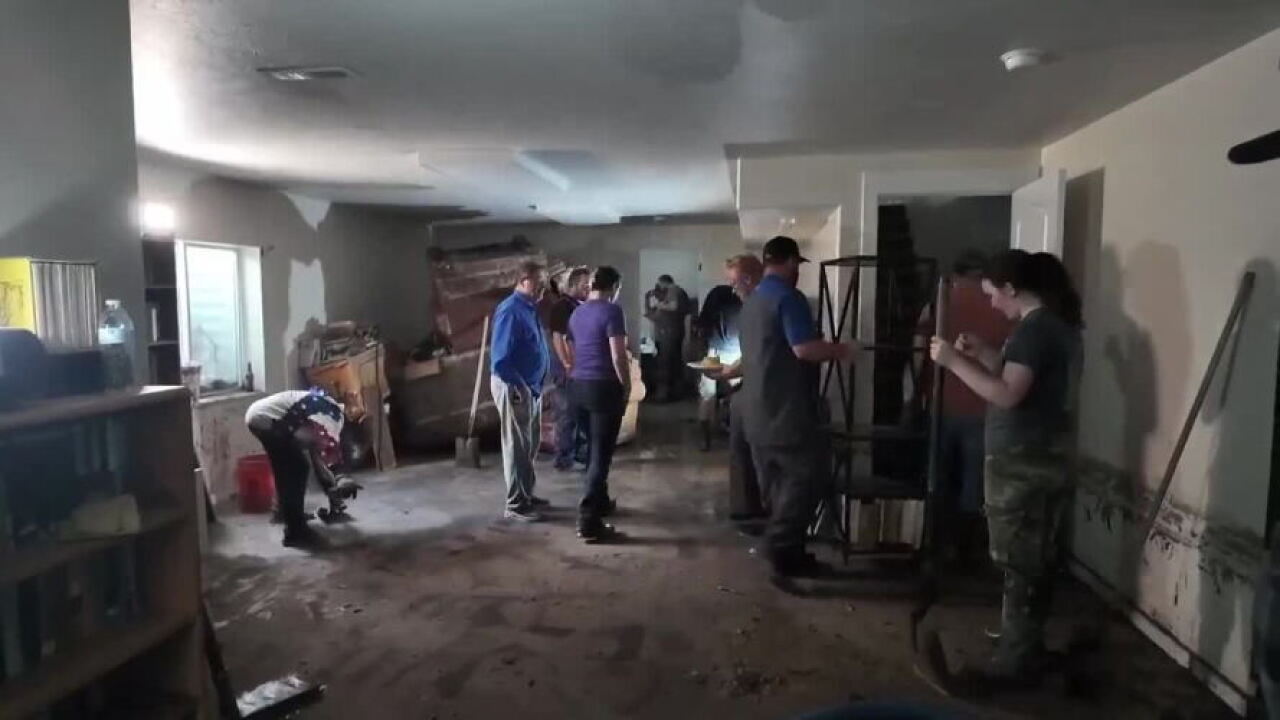 Home in Grantsville floods after heavy rain storm