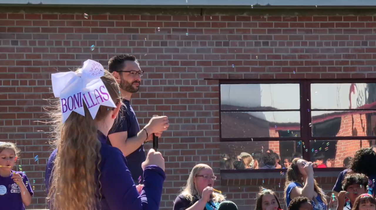 Bonillas Principal Frankie Schiavone and Ricki Williams