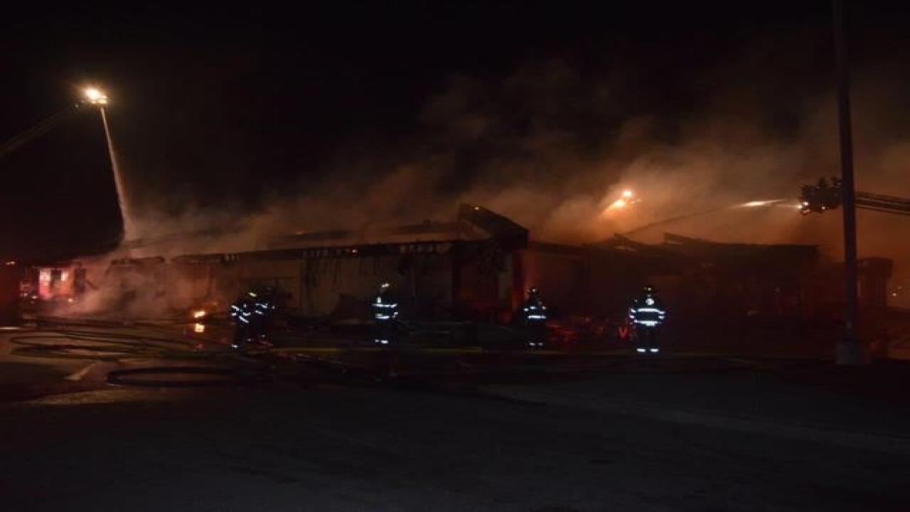 PHOTOS: Firefighters battle blaze on south side