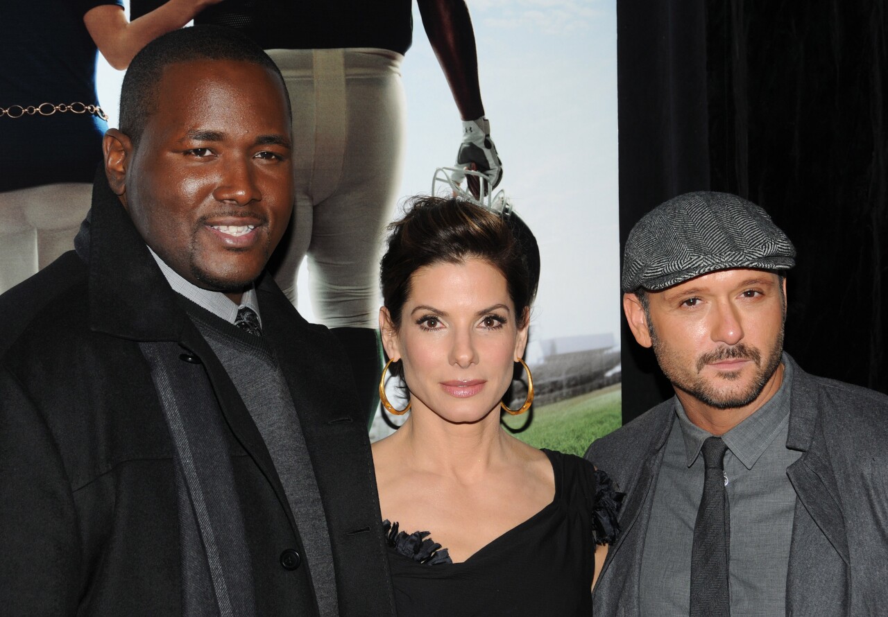 Quinton Aaron, Sandra Bullock, Tim McGraw