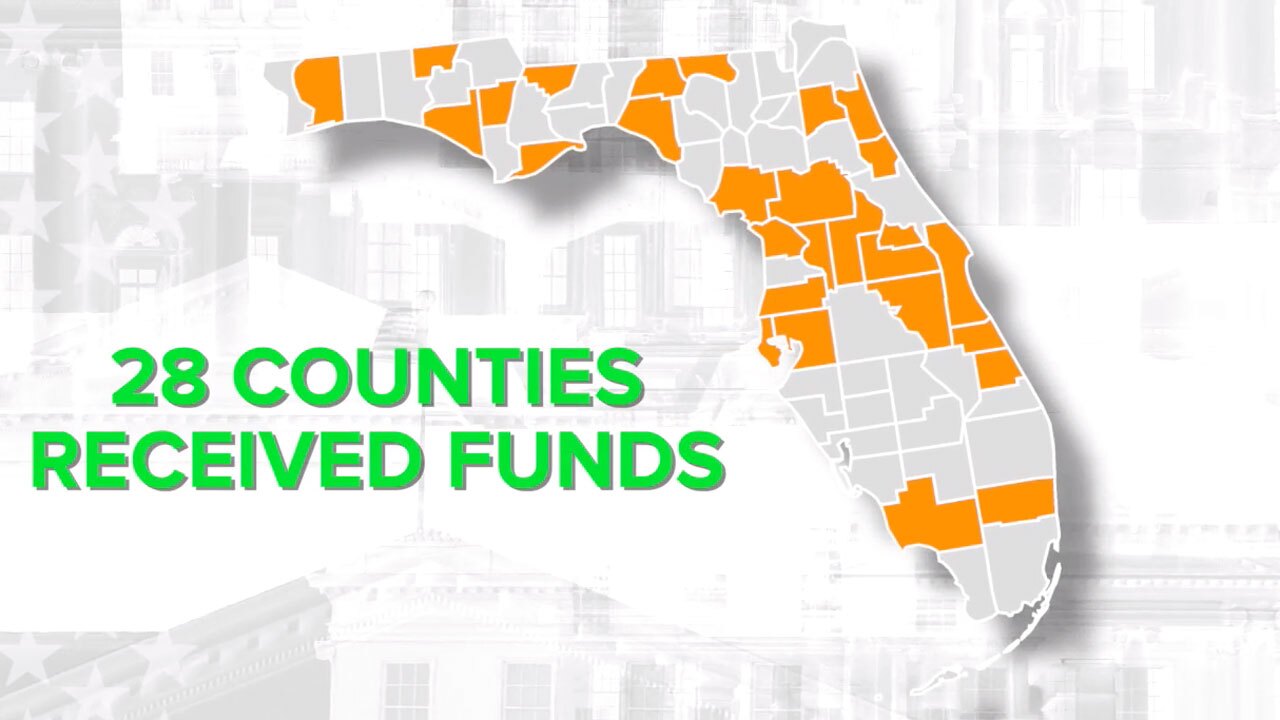 Florida counties receiving CARES act money for elections
