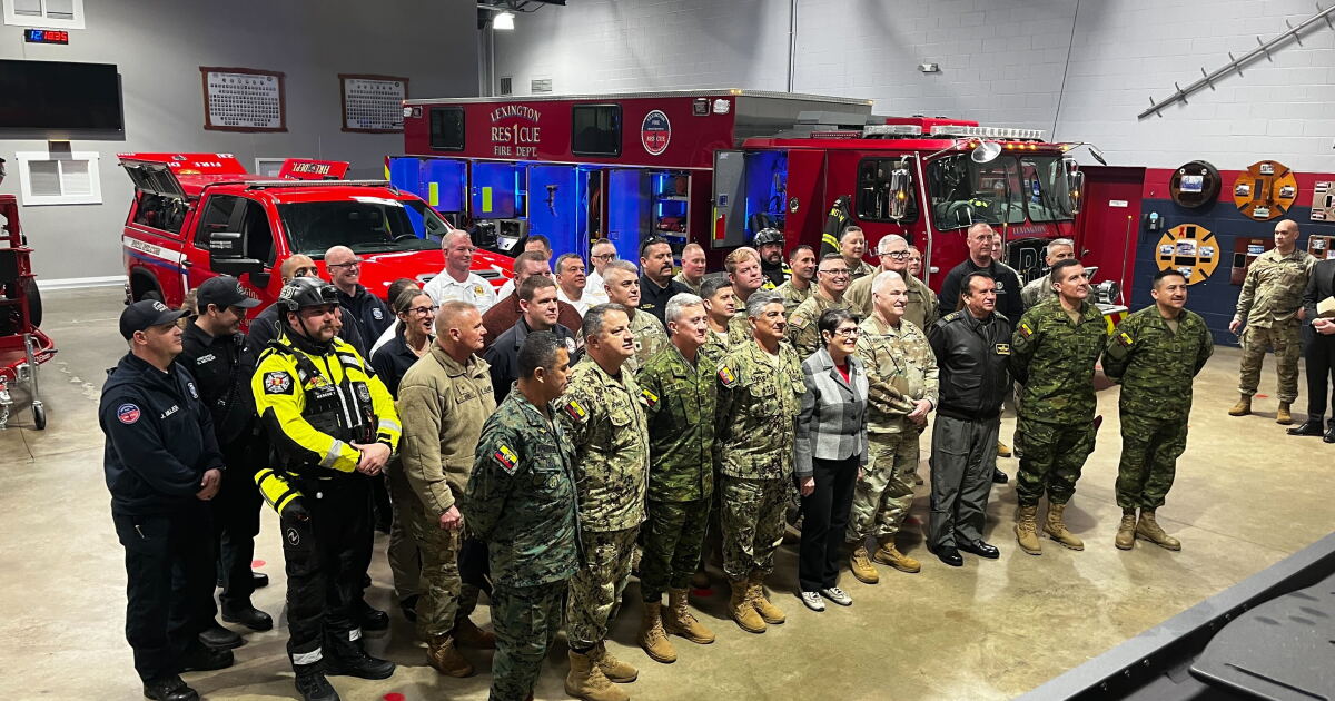 Kentucky National Guard, Lexington Fire Department host Armed Forces of Ecuador - Vimarsana News