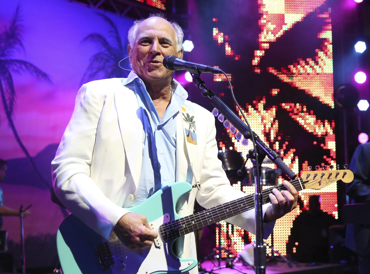 Jimmy Buffett performs in 2015