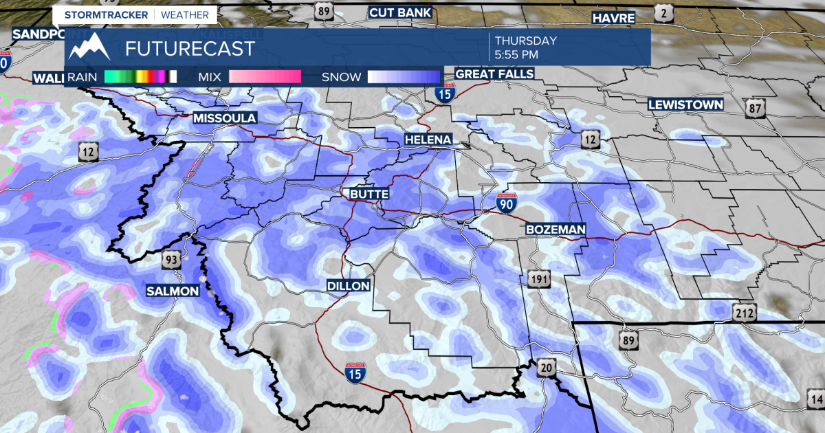 Increasing snow Thursday into Friday for SW Montana