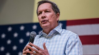 Gov. John Kasich on the presidential campaign trail.