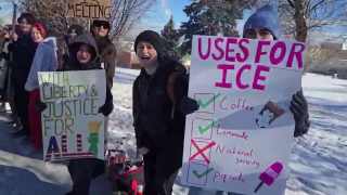 Helena students protest against ICE 