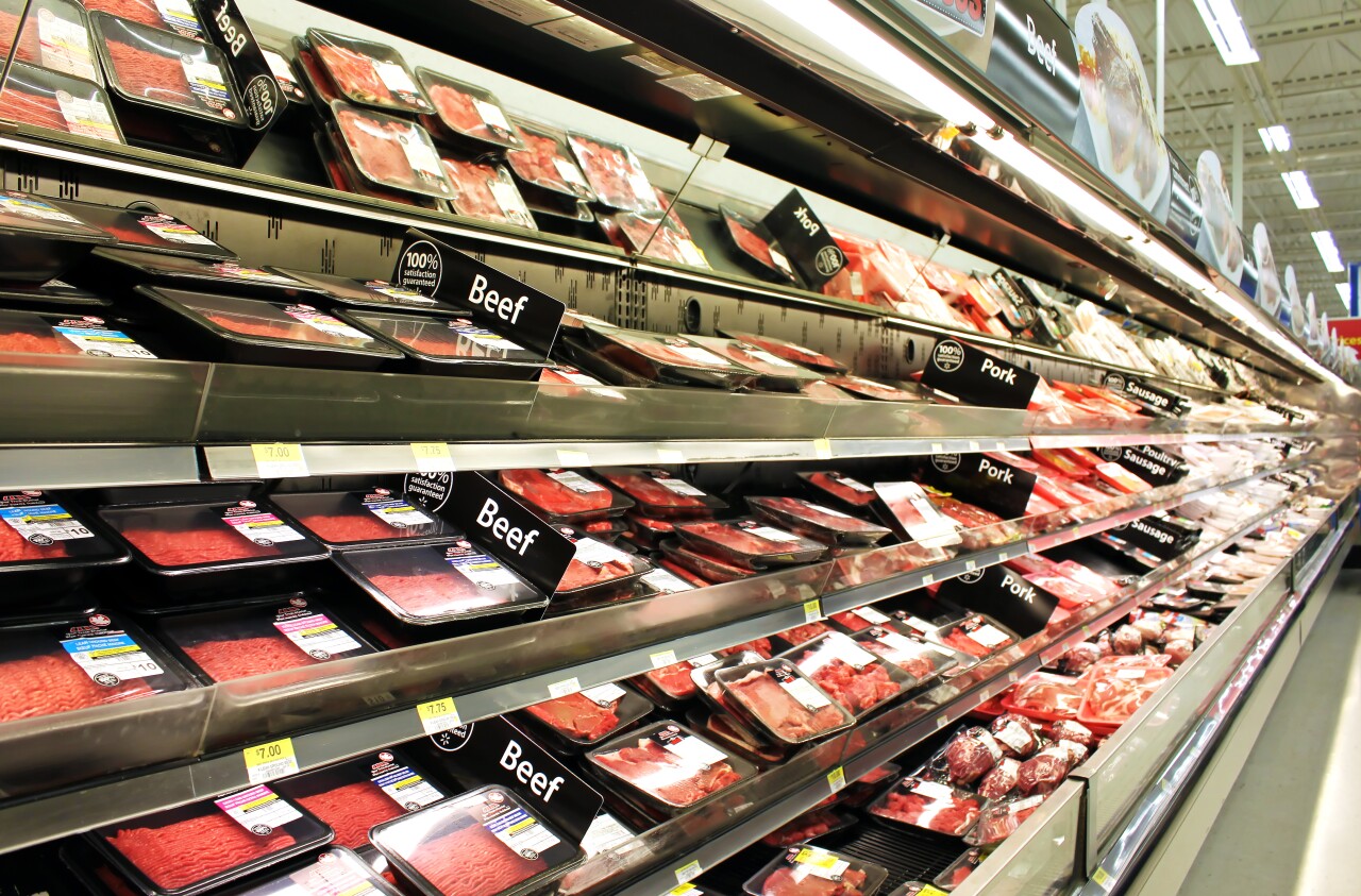 Grocery store beef