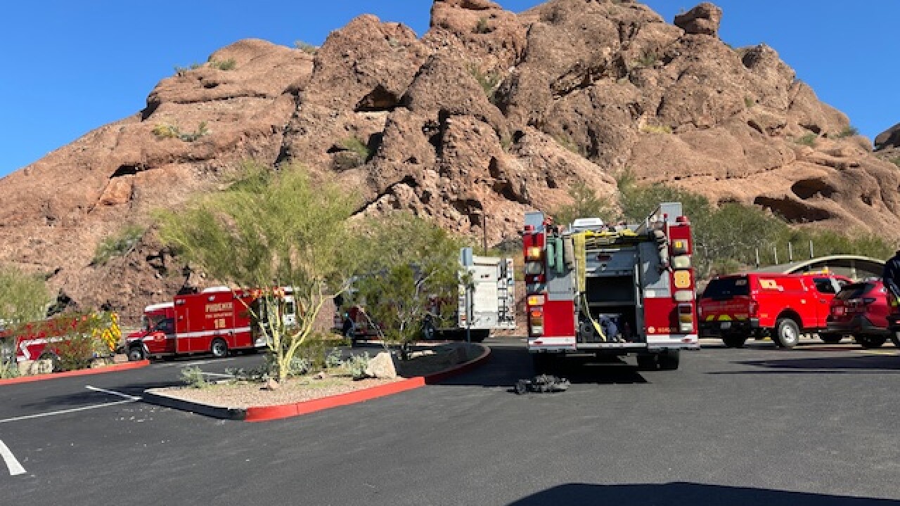 Camelback mountain rescue
