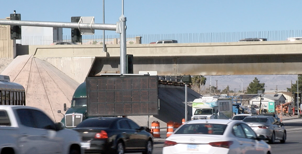 Eastern and US-95 overpass