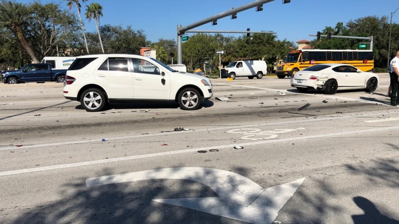 Several vehicles involved in Bonita crash
